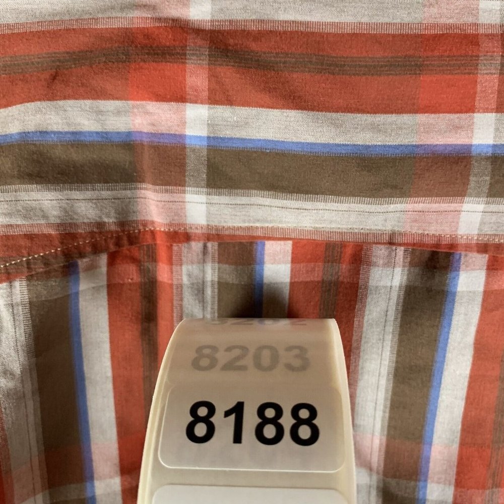 Lucky Brand Shirt‎ Mens XL Multicolor Striped Cotton Pearl Snap Button-Up 8188 - Picture 8 of 8